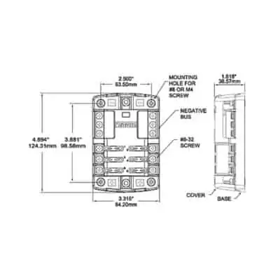 Blue Sea ST Blade Fuse Block - Image