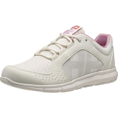 Hellly Hansen Women's Ahiga V4 Hydropower Deck Shoes - Off White / Pink Sorbet