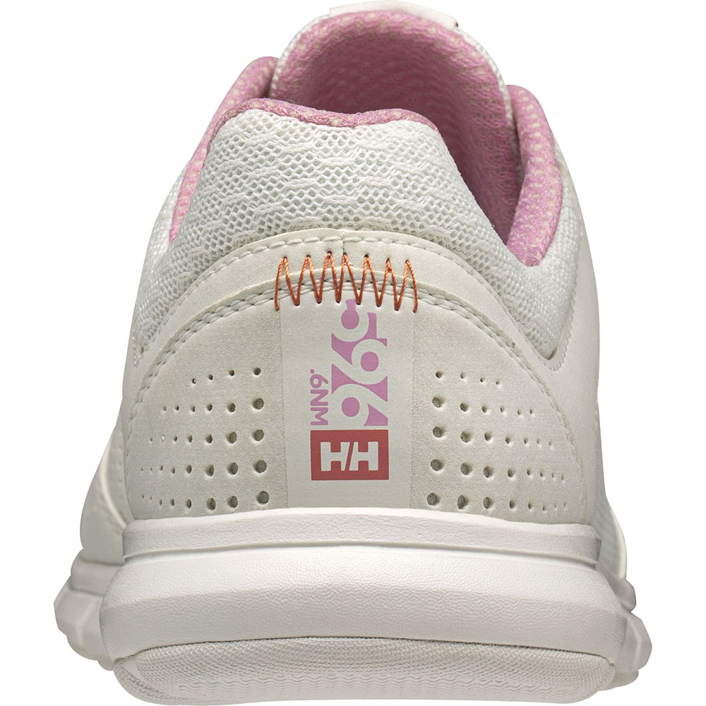 Hellly Hansen Women's Ahiga V4 Hydropower Deck Shoes - Off White / Pink Sorbet