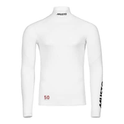 Musto Championship Long Sleeve Rash Guard - White