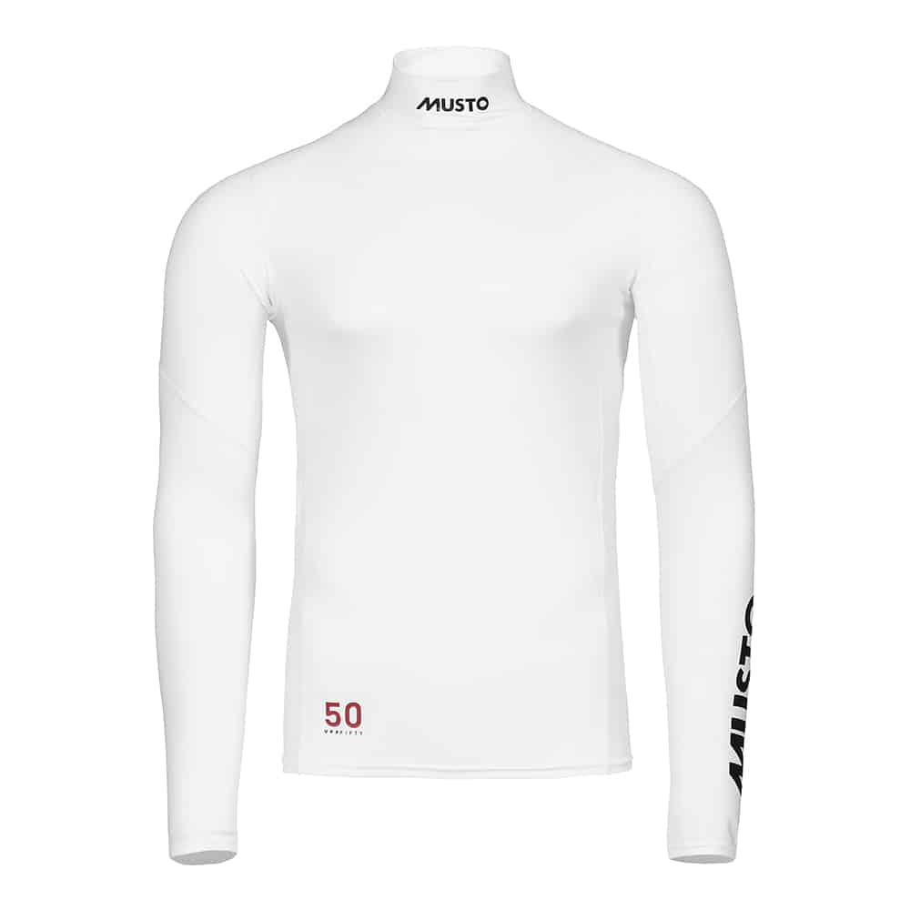 Musto Championship Long Sleeve Rash Guard - White