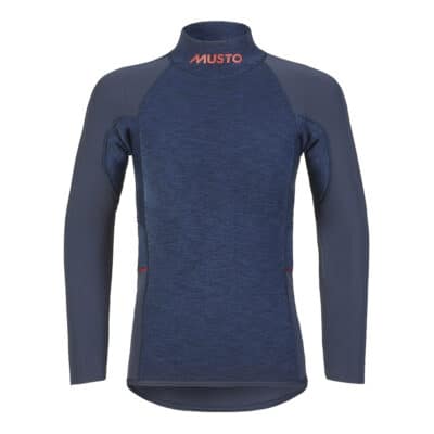 Musto Youth Flexlite Alumin 3.0 Long Sleeve Top - Midnight Marl