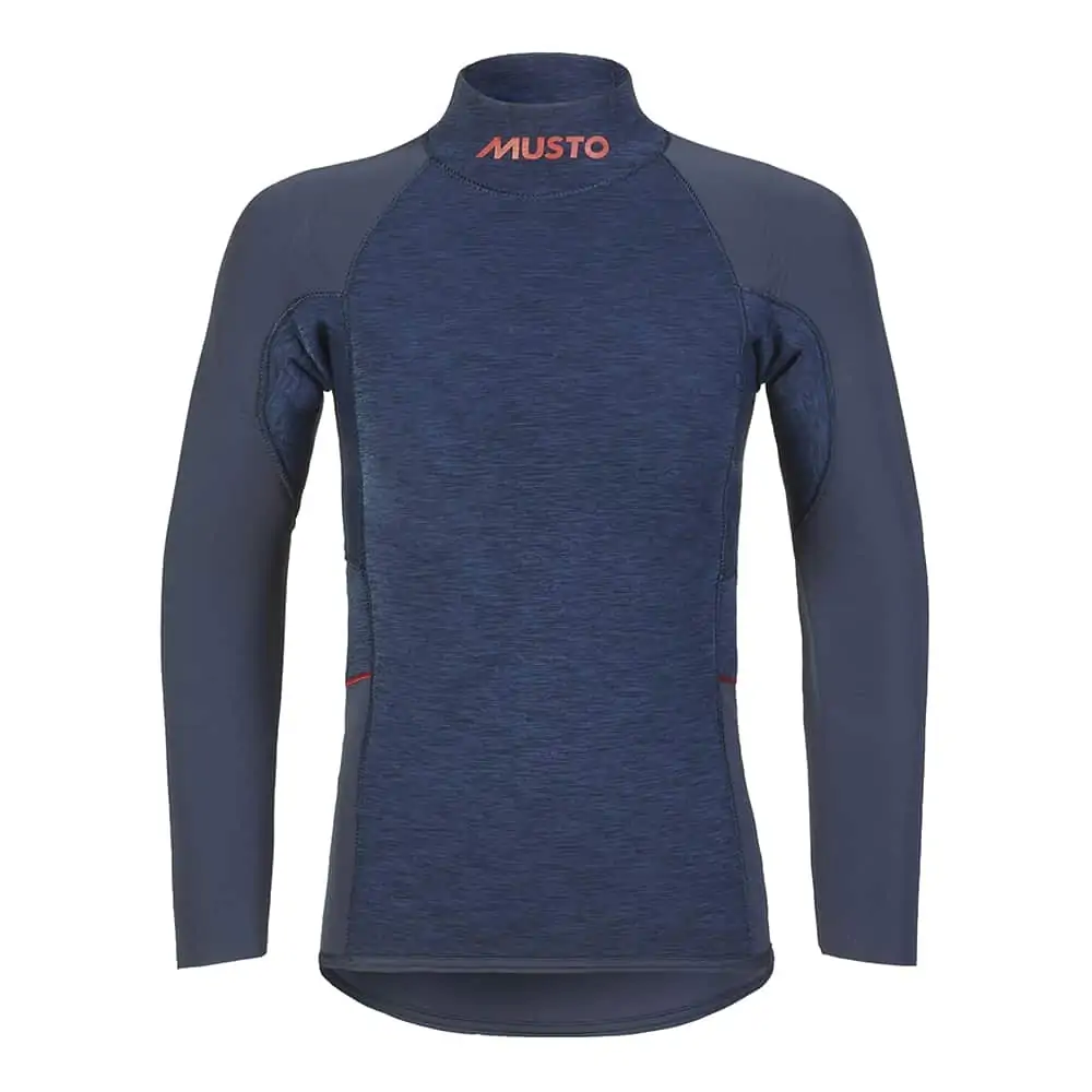 Musto Youth Flexlite Alumin 3.0 Long Sleeve Top - Midnight Marl