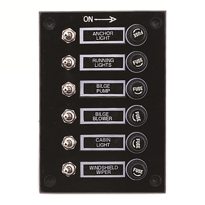AAA 6 Gang Switch Panel - Image