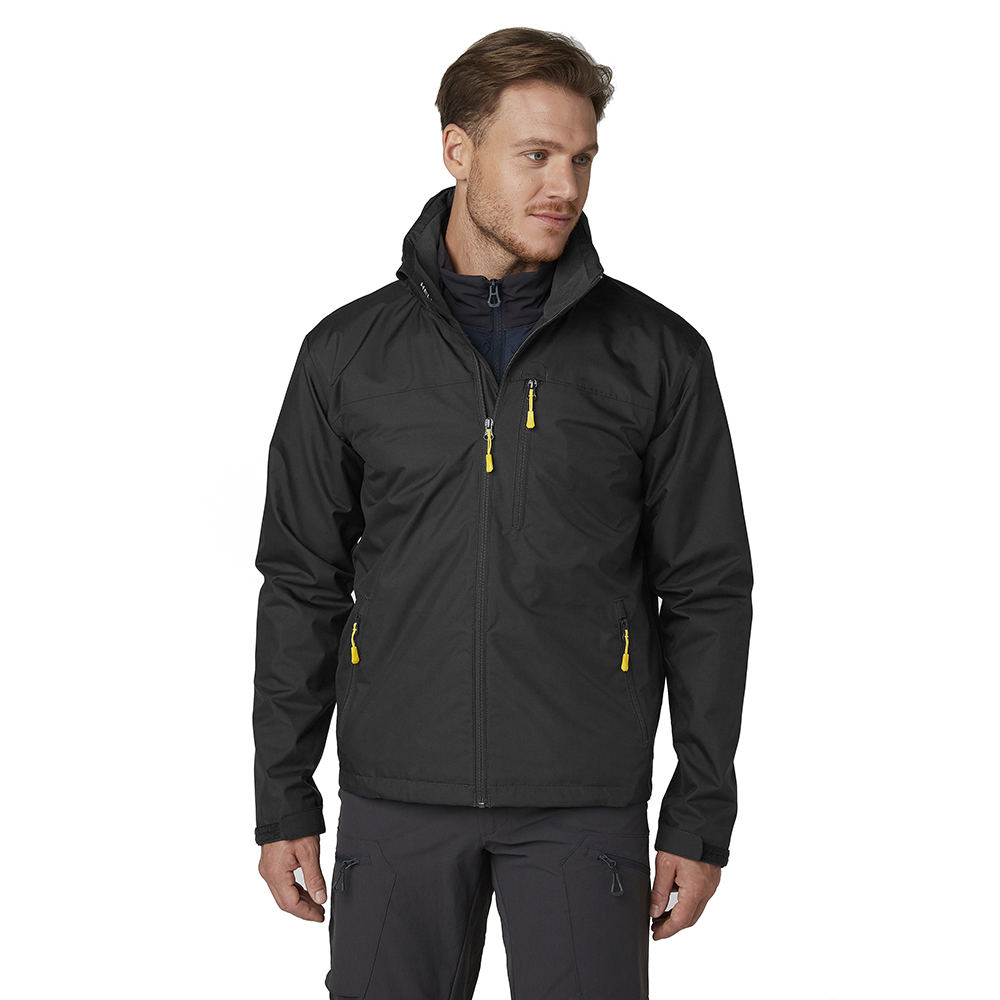 Helly Hansen Crew Hooded Jacket - Black
