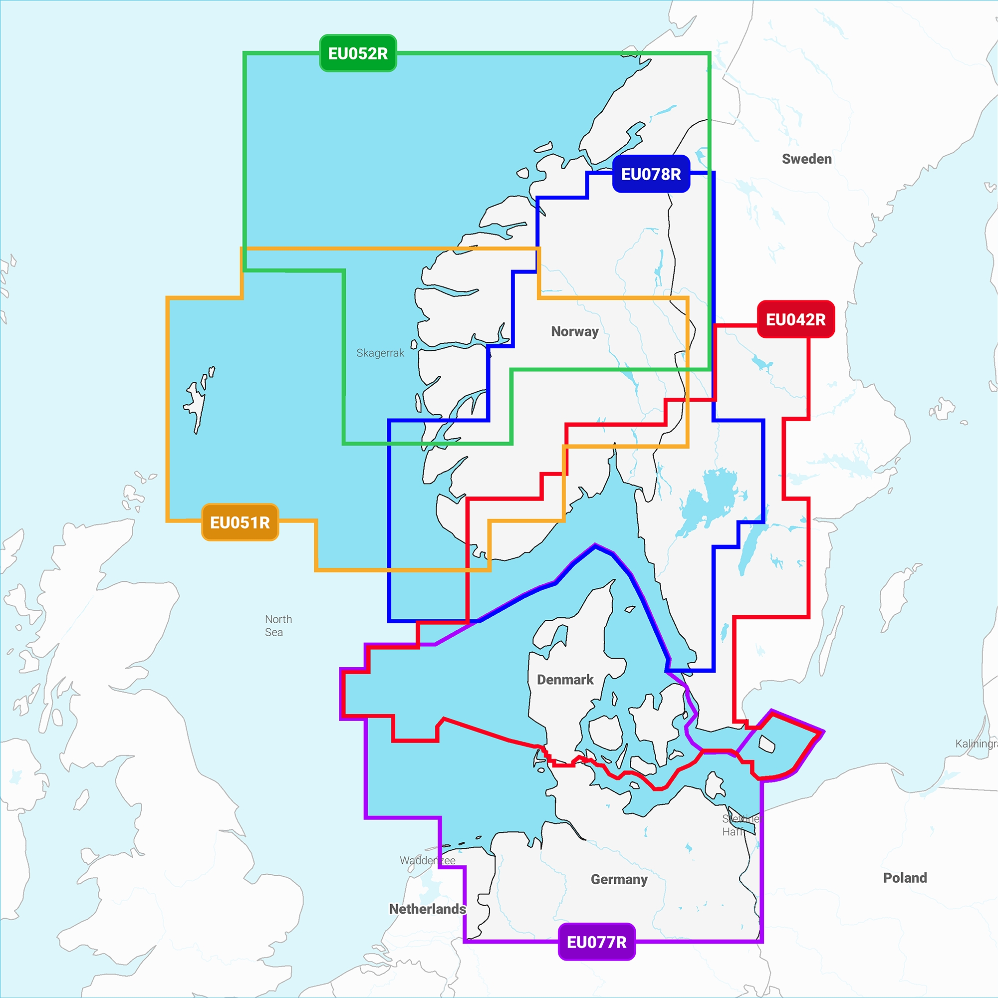 Garmin Navionics+ Regular Charts (Compatible Garmin Plotters Only) - Image