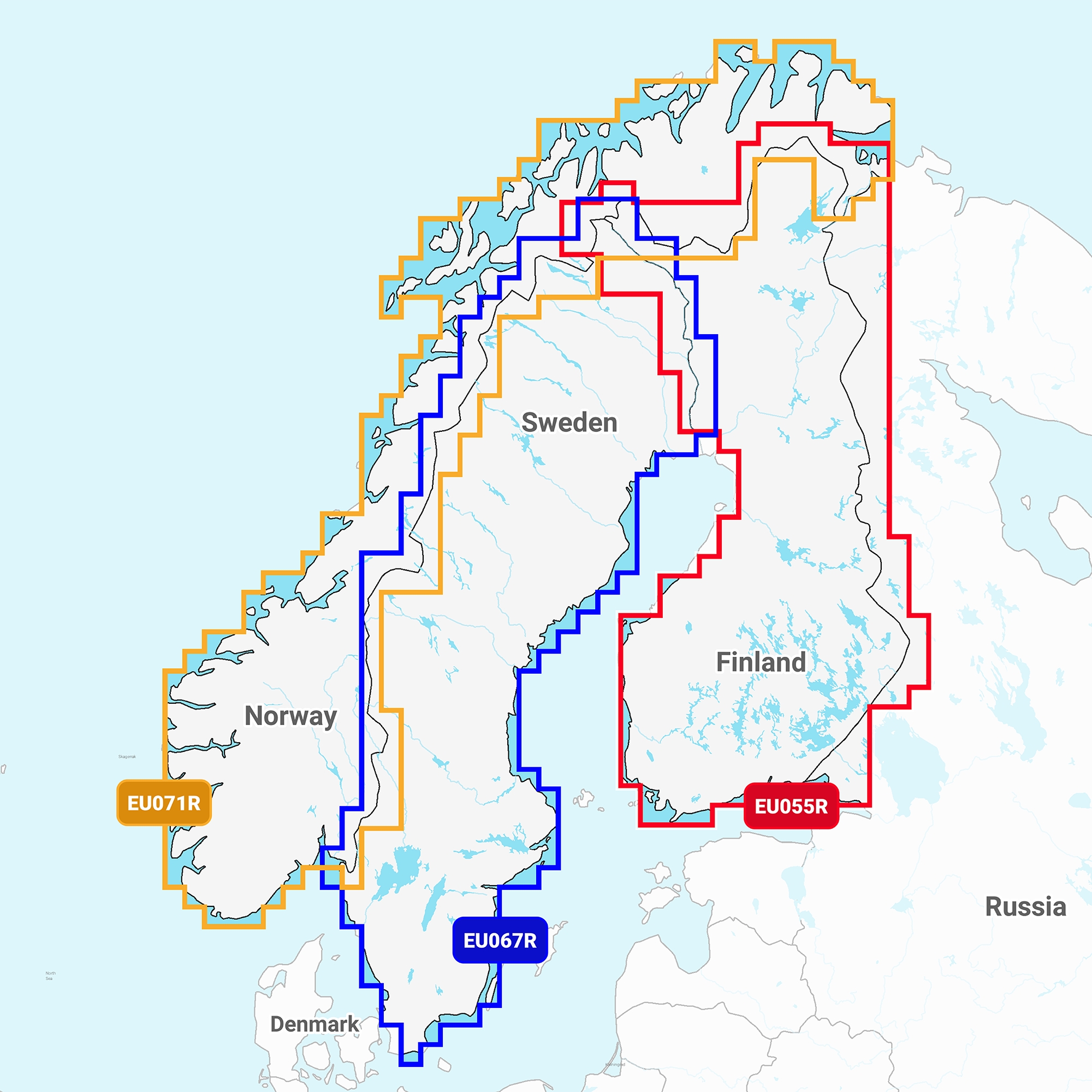 Garmin Navionics+ Regular Charts (Compatible Garmin Plotters Only) - Image