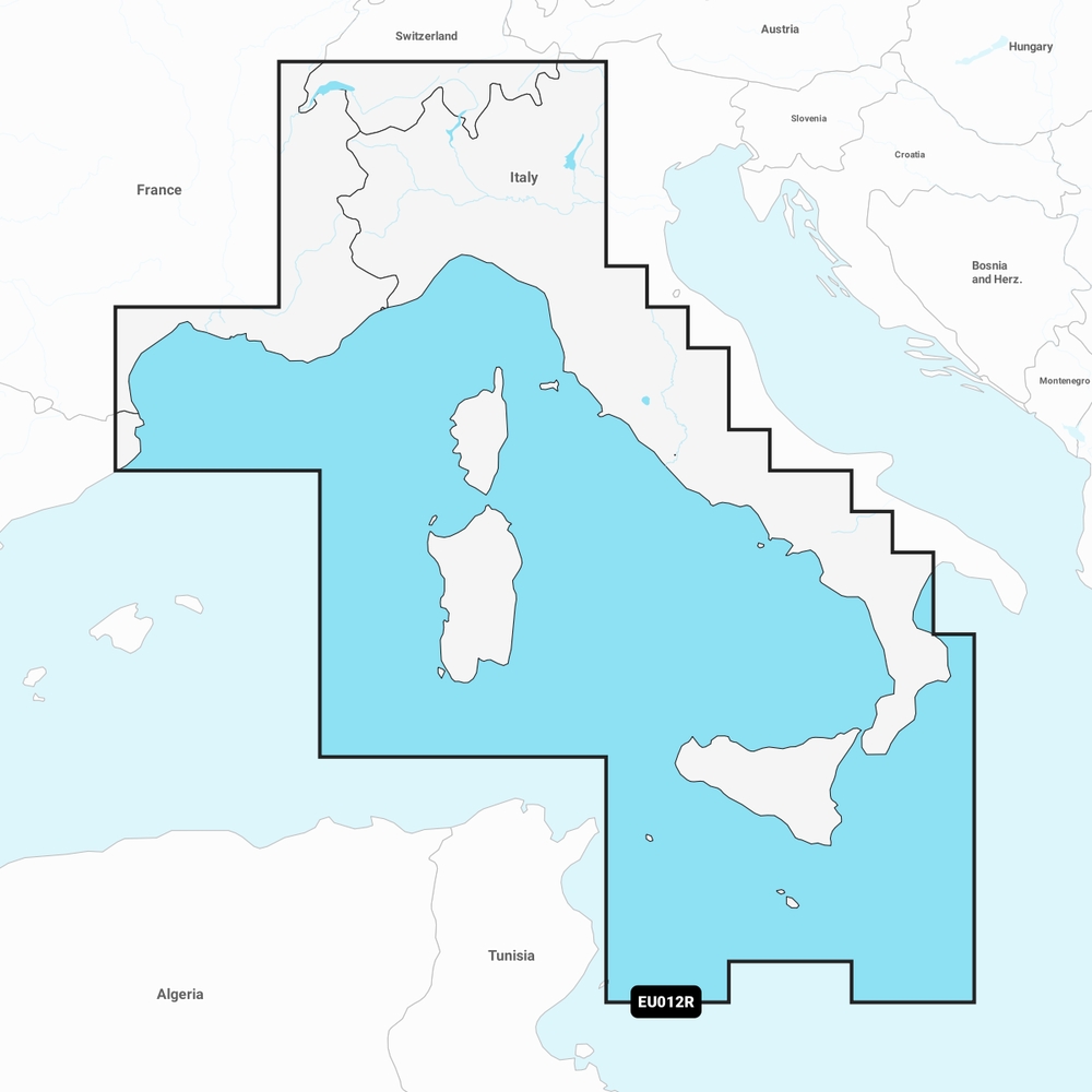Garmin Navionics+ Regular Charts (Compatible Garmin Plotters Only) - EU012R Mediterranean Sea, Cen.
