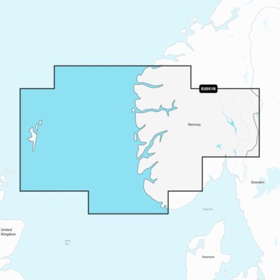 Garmin Navionics+ Regular Charts (Compatible Garmin Plotters Only) - EU051R Norway, Lista to Sognef