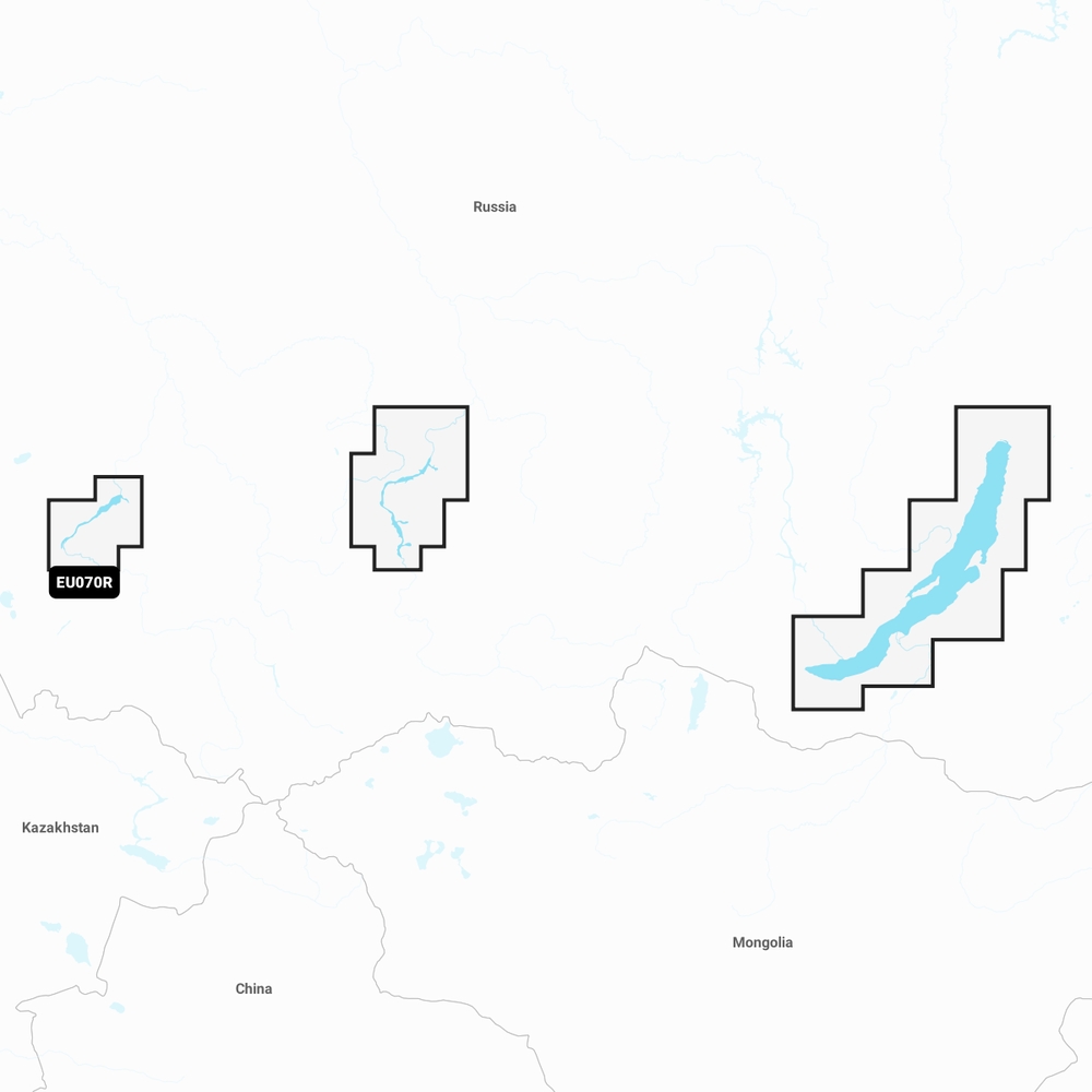 Garmin Navionics+ Regular Charts (Compatible Garmin Plotters Only) - EU070R Russia, Lakes & Rivers