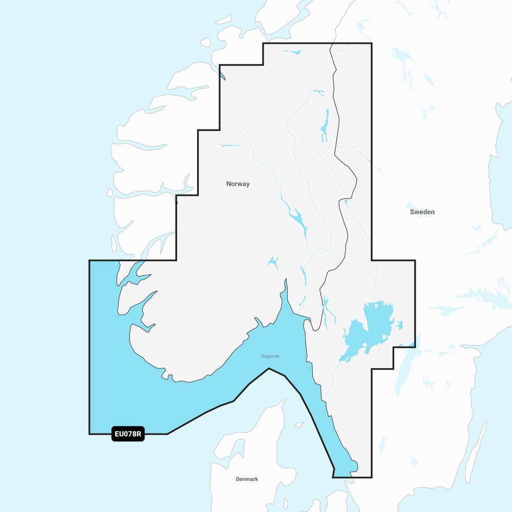 Garmin Navionics+ Regular Charts (Compatible Garmin Plotters Only) - EU078R Oslo, Skagerrak & Hauge
