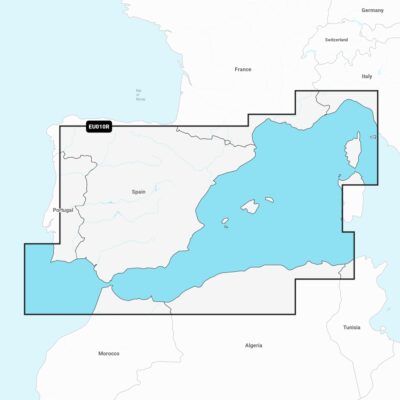Garmin Navionics Vision+ Regular Charts (Compatible Garmin Plotters Only) - EU010R Spain, Mediterranean Co
