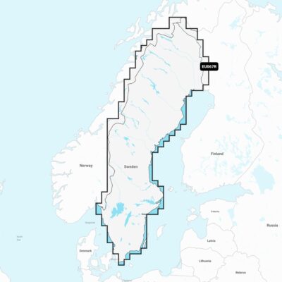 Garmin Navionics Vision+ Regular Charts (Compatible Garmin Plotters Only) - EU067R Sweden, Lakes & Rivers