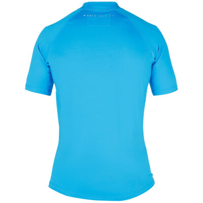 Magic Marine Cube Short Sleeve Rash Vest - Blue