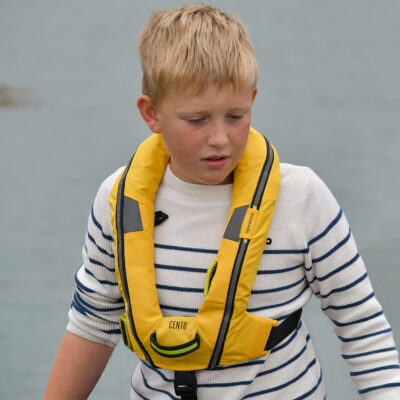 Spinlock Deckvest Cento Junior Lifejacket - Sun Yellow