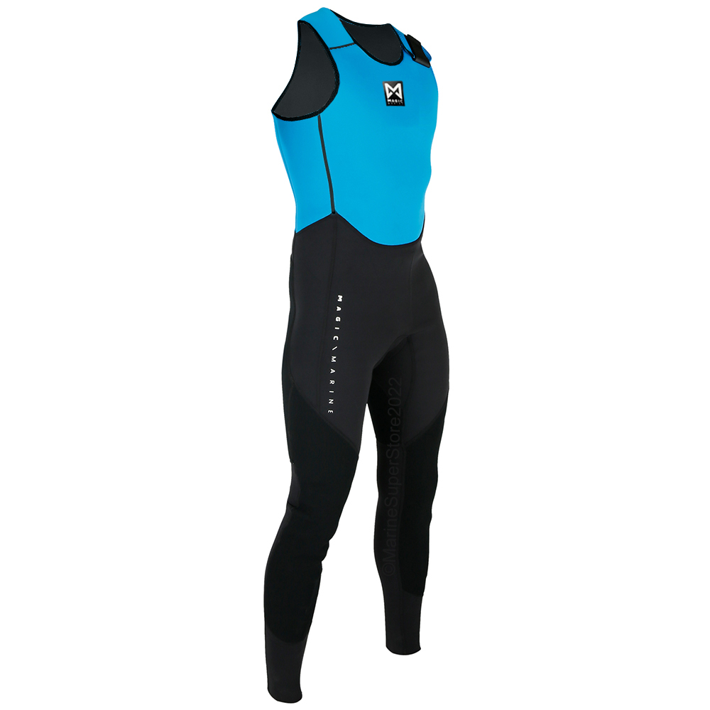 Magic Marine Brand Unisex Long John 2mm Wetsuit - Blue