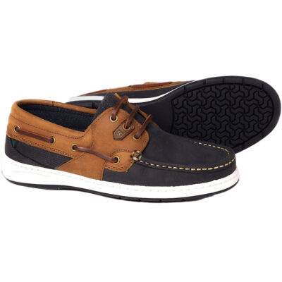 Dubarry Auckland Womens Deck Shoe - Denim/Tan