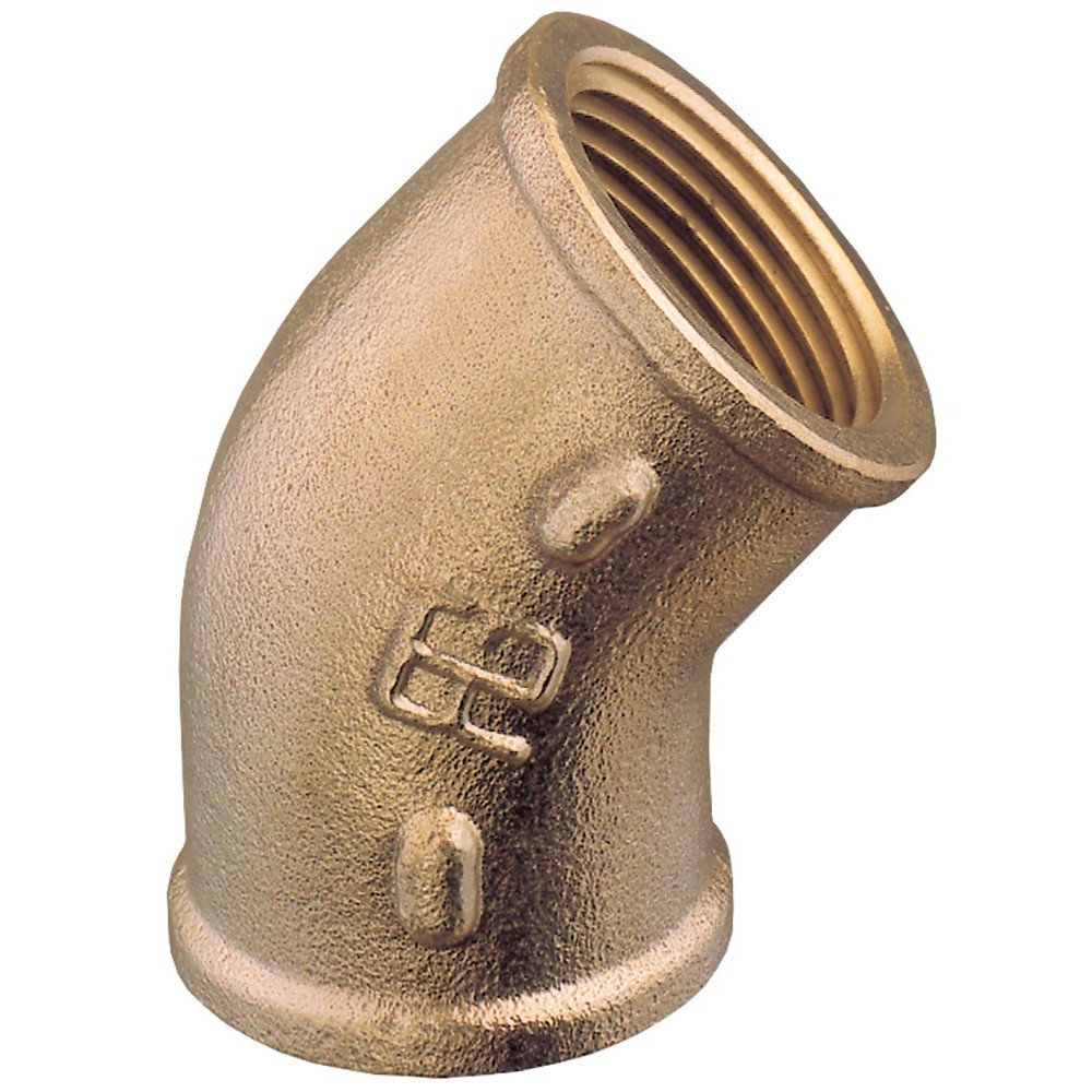 Guidi Brass 45° Elbow Female To Female - Image