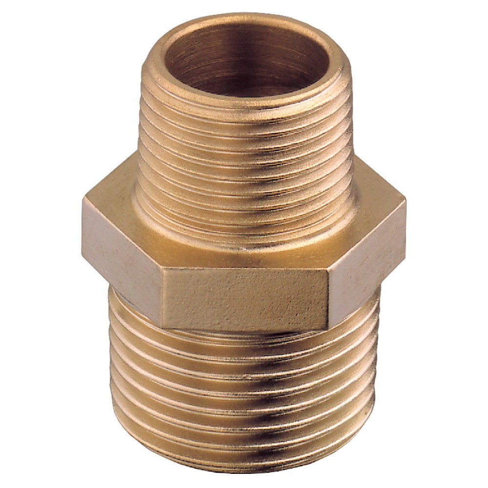 Guidi Brass Reducing Nipple Male To Male - Image