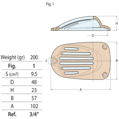 Guidi Bronze Water Inlet 