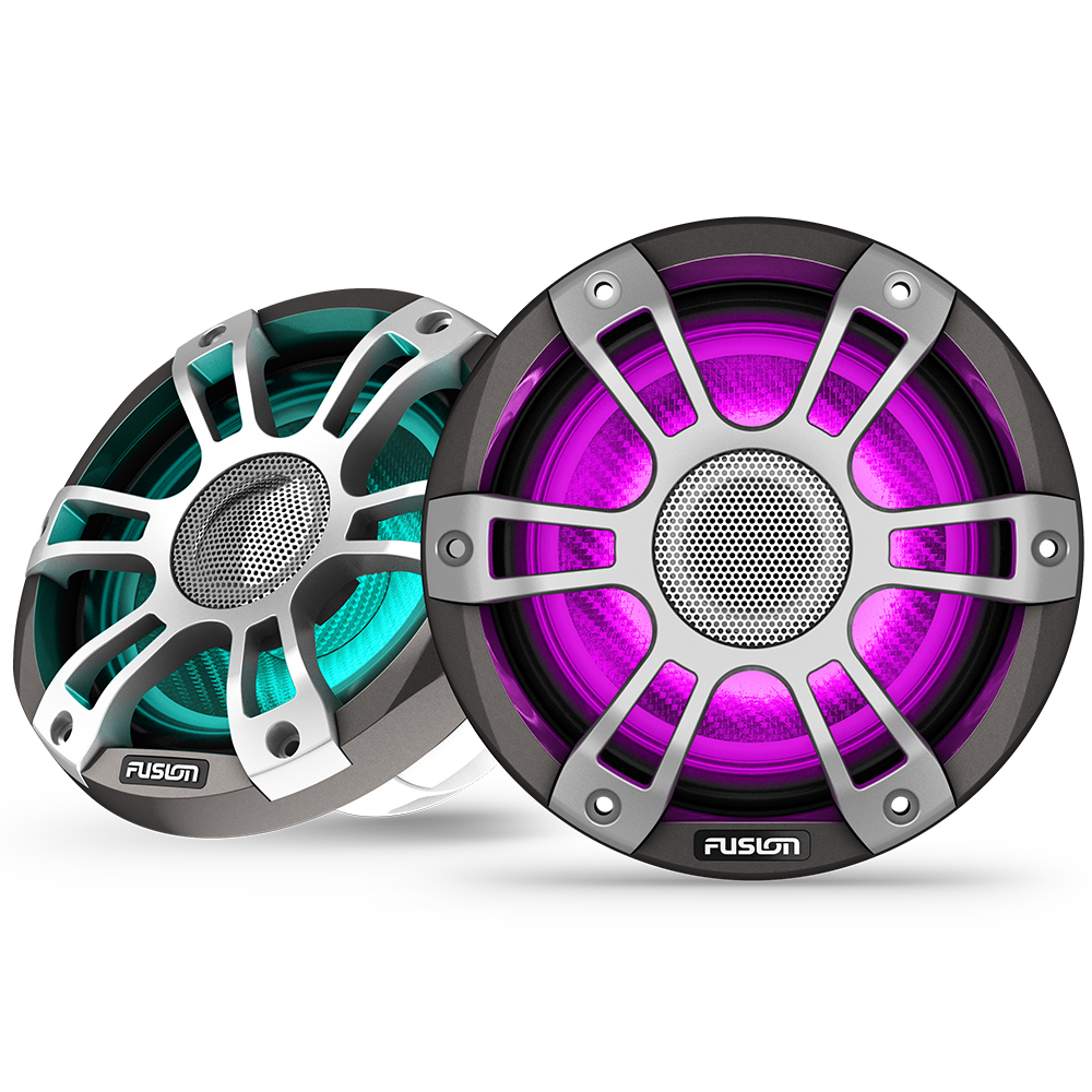 Fusion Signature Series 3i Speakers 6.5" - Sports Grey - with LED