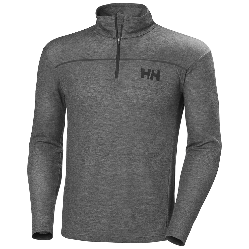 Helly Hansen HP 1/2 Zip Pullover - Ebony Melange