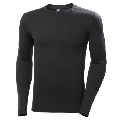 Helly Hansen Lifa Merino Midweight Crew - Black