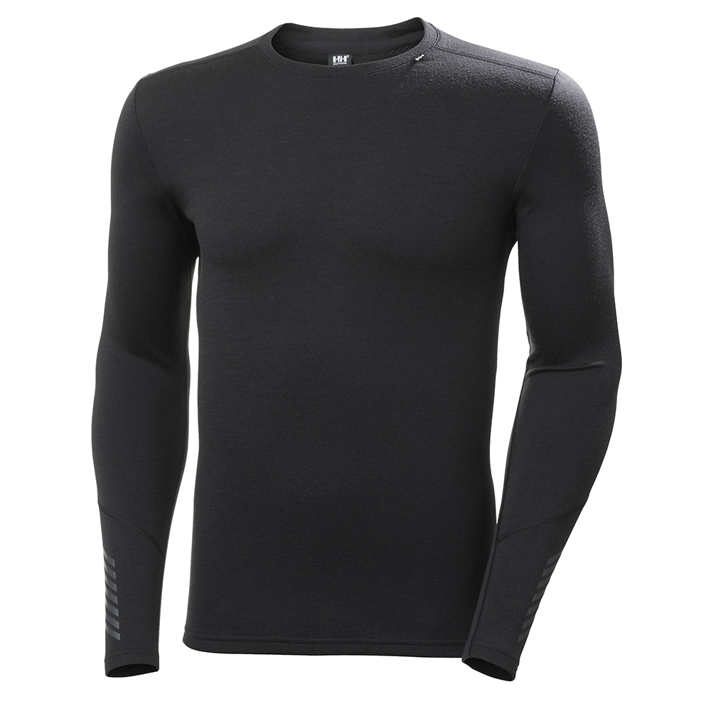 Helly Hansen Lifa Merino Midweight Crew - Black