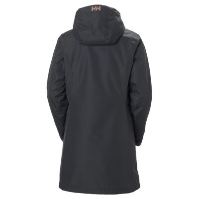 Helly Hansen Long Belfast Winter Jacket For Women - Ebony