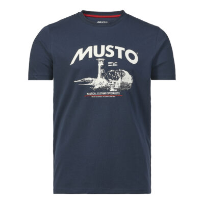 Musto Marina Graphic Short Sleeve T-Shirt - Navy