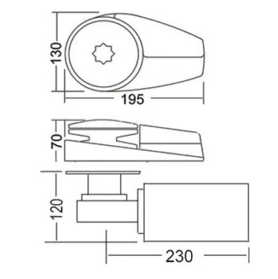South Pacific 8mm 1100w Vertical Windlass - Image