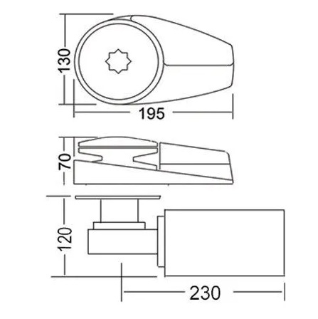 South Pacific 8mm 1100w Vertical Windlass - Image