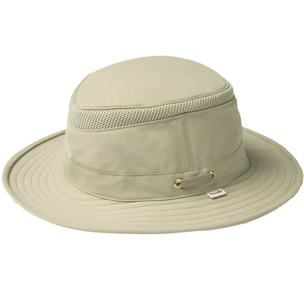 Tilley LTM5 Medium Curved Brim Lightweight Hat - Khaki