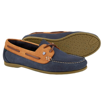 Dubarry Aruba Deck Shoe For Women - Denim/Tan