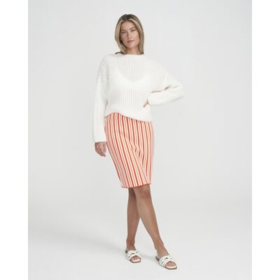 Holebrook Sample Gry Skirt Ladies - White/Flame Orange - Small - Image