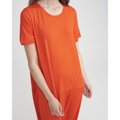 Holebrook Sample Jennie Tee Dress Ladies - Flame Orange - Small - Image