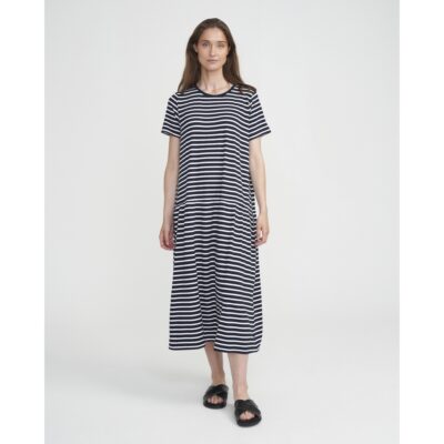 Holebrook Sample Jennie Tee Dress Ladies - Navy/White - Small - Image