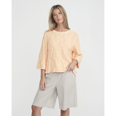 Holebrook Sample Yvette Crew Ladies - Pale Apricot - Small - Image