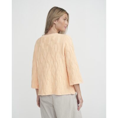 Holebrook Sample Yvette Crew Ladies - Pale Apricot - Small - Image