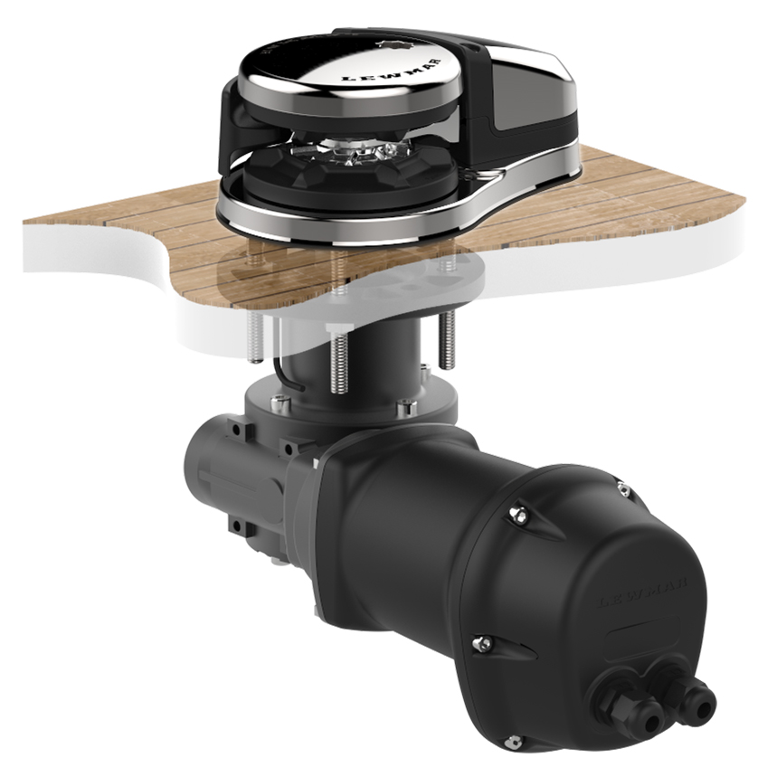 Lewmar VX1 Vertical Windlass 6/7mm 500w + Remote - Image