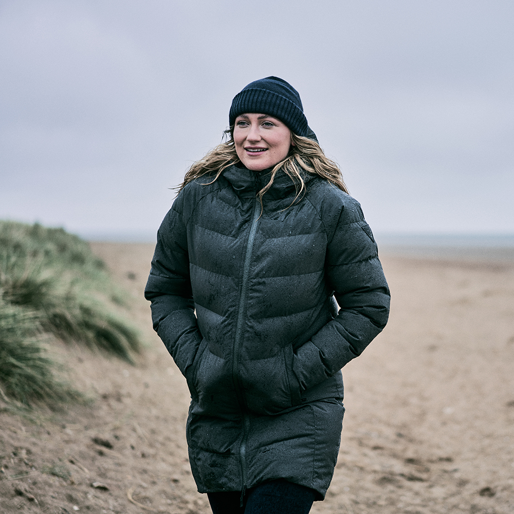 Musto Women's Marina Long Quilted Jacket - Field Green