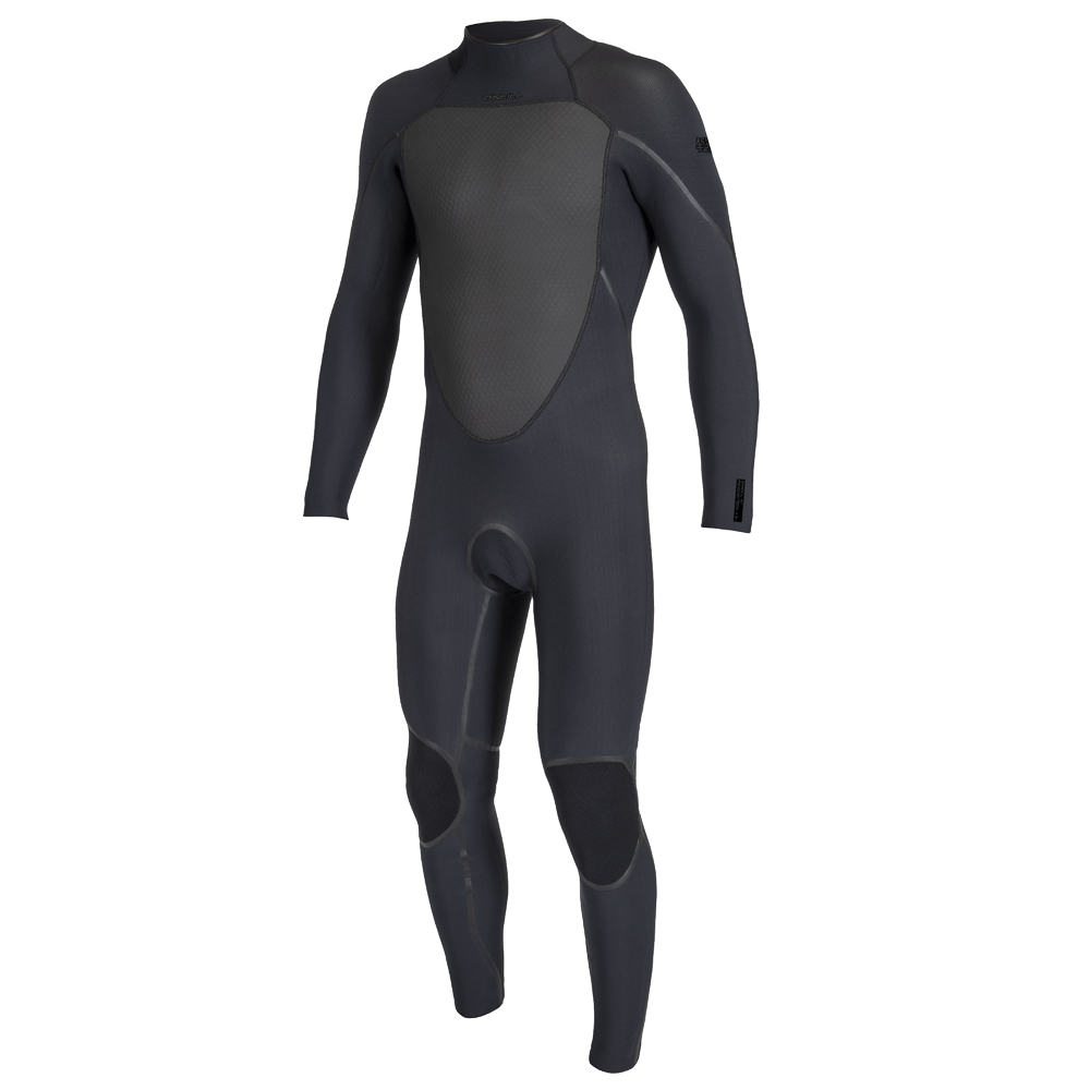 O'Neill Psycho Tech 5/4+ Back Zip Full Wetsuit - Black