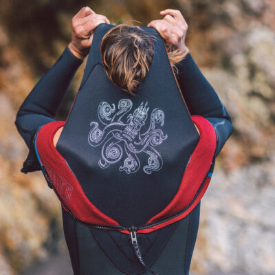 O'Neill Psycho Tech 5/4+ Back Zip Full Wetsuit - Black