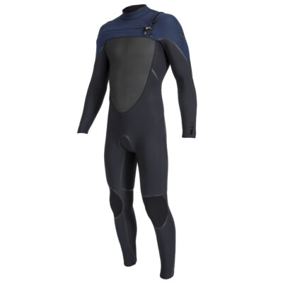 O'Neill Psycho Tech 5/4+ Chest Zip Full Wetsuit - Black / Navy