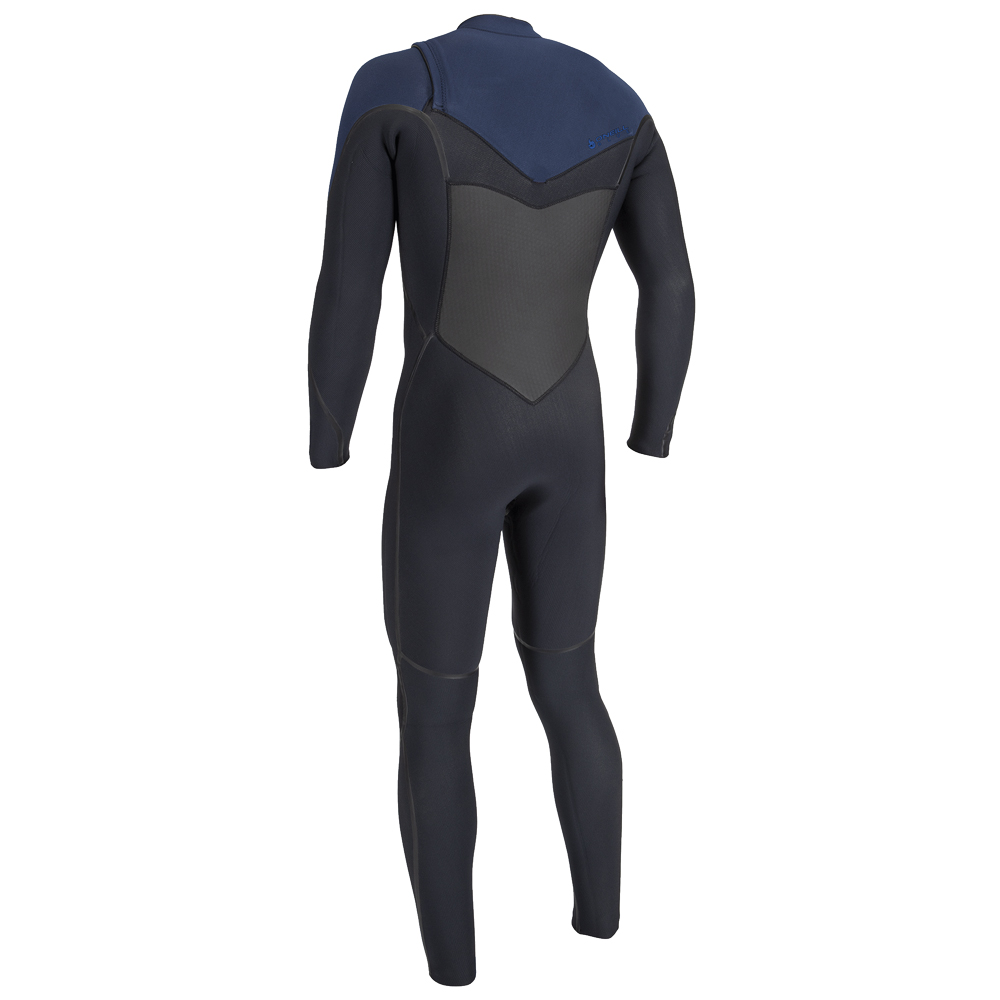 O'Neill Psycho Tech 5/4+ Chest Zip Full Wetsuit - Black / Navy