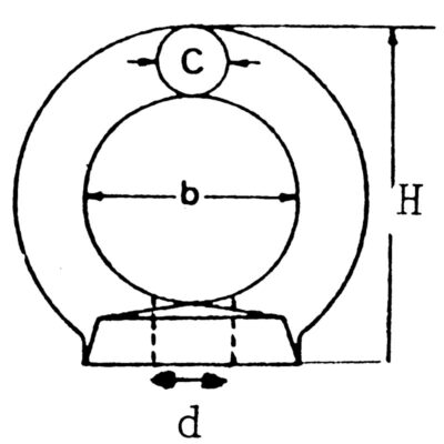 Proboat Stainless Steel Lifting Eye Nut - Image