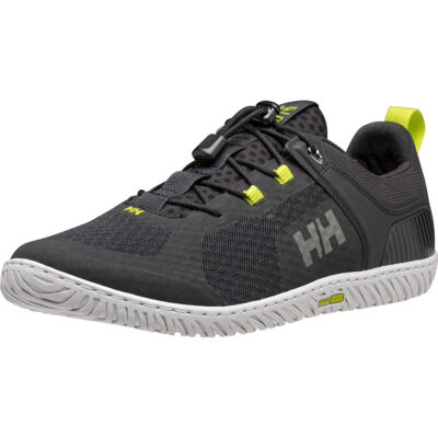 Helly Hansen HP Foil V2 Deck Shoe - Ebony / Azid Lime