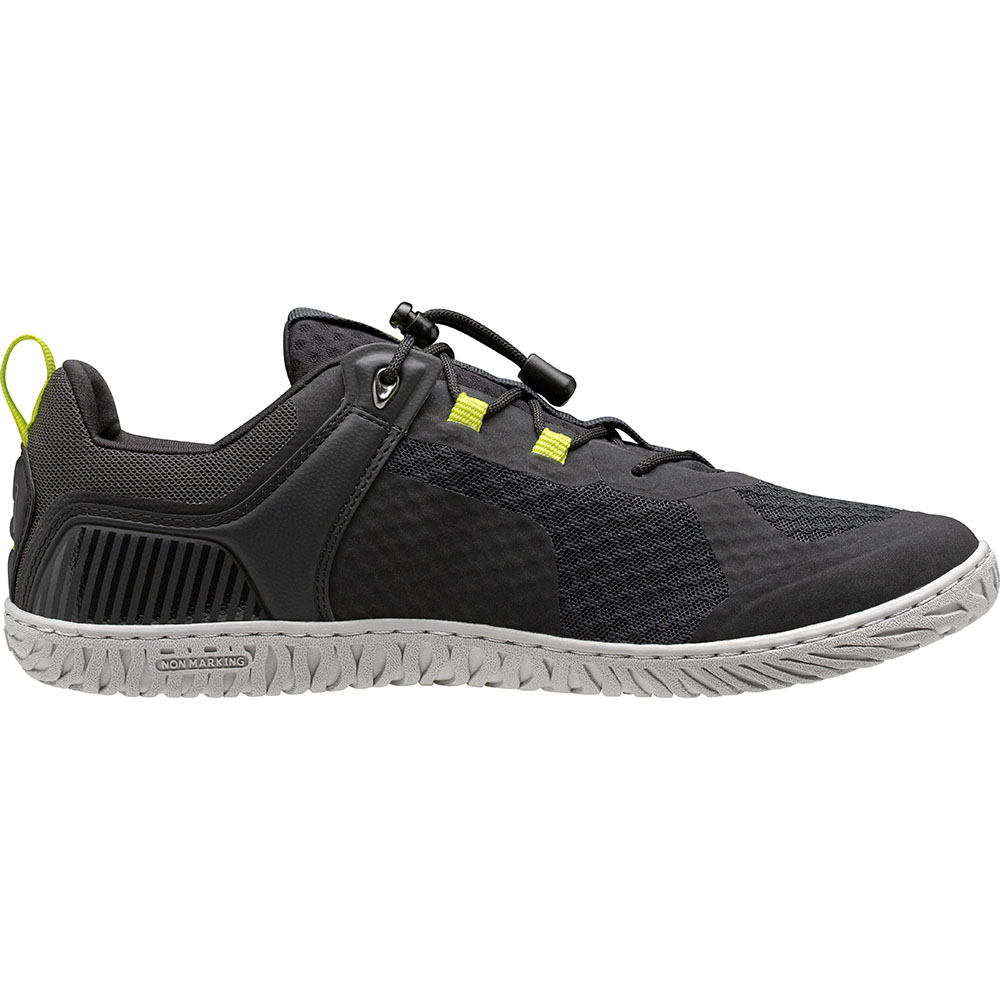Helly Hansen HP Foil V2 Deck Shoe - Ebony / Azid Lime