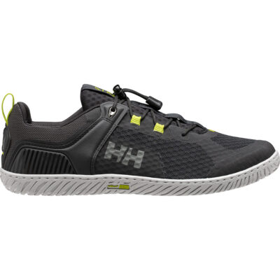 Helly Hansen HP Foil V2 Deck Shoe - Ebony / Azid Lime
