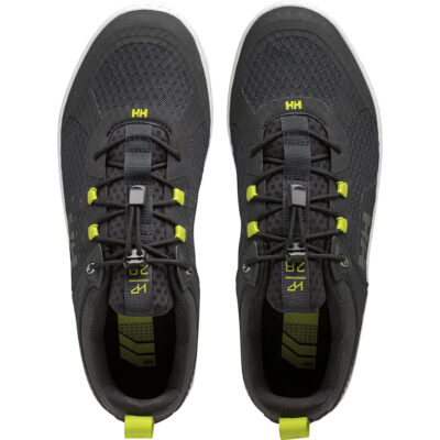 Helly Hansen HP Foil V2 Deck Shoe - Ebony / Azid Lime